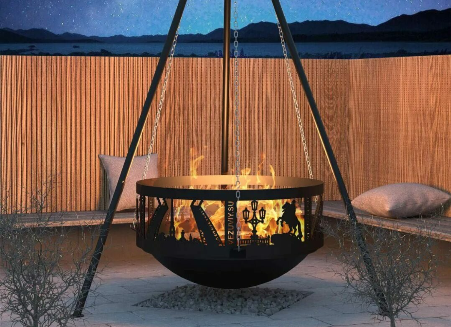 На что поставить костровую чашу_статья от Печника