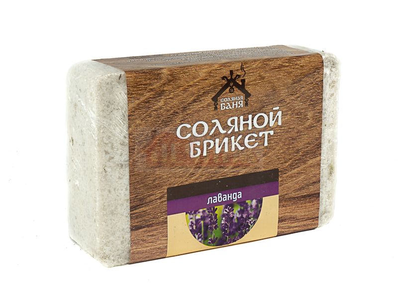 Соляной брикет "Соляная баня" с Алтайскими травами "Лаванда" 1,35 кг
