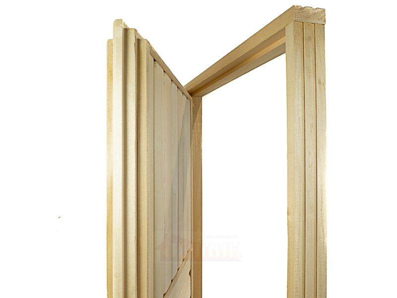 Дверь для бани липа тип 2 с петлями (Тула)