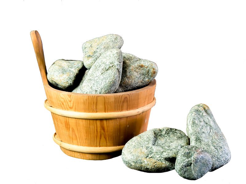 Камень Порфирит обвалованный, коробка 20 кг