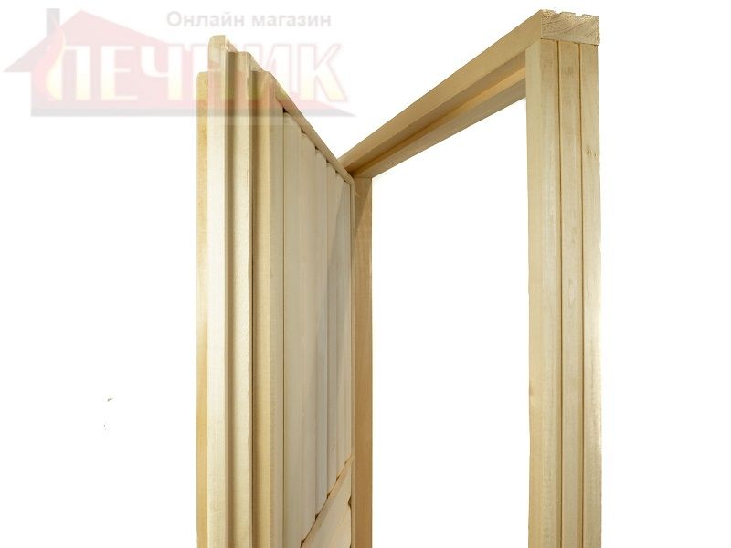 Дверь для бани липа тип 3А с петлями (Тула)