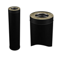 Дымоходы интерьерные Ferrum Blackside (термоэмаль t до 600°C)