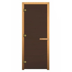 Стеклянные двери Бронза матовая