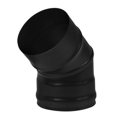 Колено BLACK 45° 2 секции нерж 0,8 мм AISI 430 1309