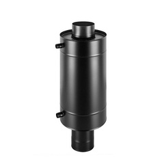 Теплообменник Black 12 л. на трубе Везувий круглый ф 115 мм AISI 439 6974