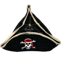 Шапка банная "Пират" серая (Ш-Б) 300