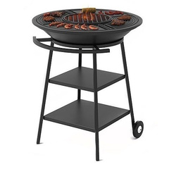 Чугунный Fantastic Grill Везувий Ø 700 (чаша+подставка+плита Gurman Ø700+крышка) 35810