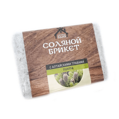 Соляной брикет "Соляная баня" с Алтайскими травами "Пихта" 1,35 кг 220