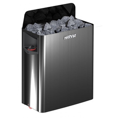 Электрокаменка Harvia The Wall SW80 Black Steel (со встроенным пультом) 57220