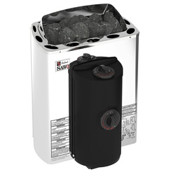 Электрокаменка SAWO MINI X MX-NB-Z (со встроенным пультом, внутри оцинковка, снаружи нержавейка) 27690