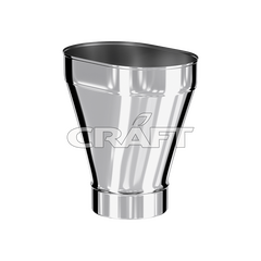 Переход с круга (П) на овал (М) Craft Oval AISI 316L/нерж. 0,5 мм 2956