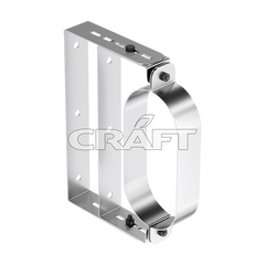 Крепление к стене для овала с удлинителем Craft Oval AISI 316L/нерж. 0,5 мм 1584