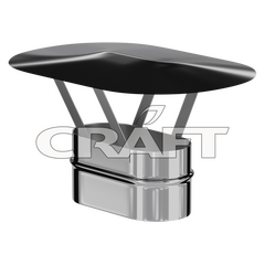 Зонт под гильзу овал Craft Oval AISI 316L/нерж. 0,5 мм 2246