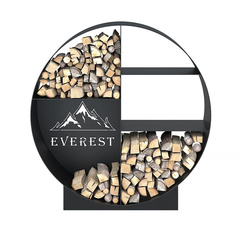 Дровница Everest D510 черная 26300