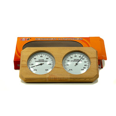 Термогигрометр Очки восьмиугольник канадский кедр ТН-22R DoorWood 2600