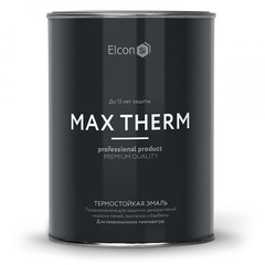 Термостойкая эмаль Elcon Max Therm красно-коричневая до 700 °C банка 0,8 кг 1005