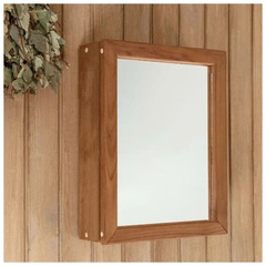Зеркало навесное термо, липа 45,5х36,5х12 см 1090
