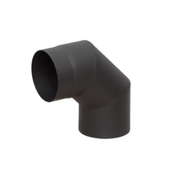 Отвод LAVA (конструкционная сталь 2 мм, черный) 90° Ø200 1905