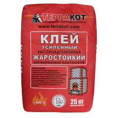 Клей жаростойкий усиленный Терракот, мешок 25 кг 1046