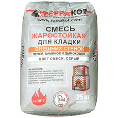 Смесь для кладки внешних стенок Терракот, 25 кг 979