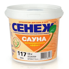 Антисептик для дерева Сенеж Сауна 117, 0.9 кг 850