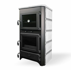 Thermo Vulkan Plus S печь-камин до 320м3 с камнем и водяным контуром 211757