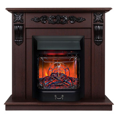 Электрокамин Dominica DN с очагом Majestic Lux Black RC 47860