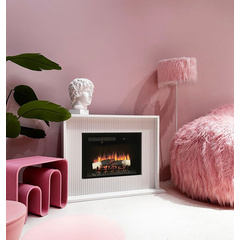 Электрокамин Loretto WT с очагом Mirage 25, звуковая имитация