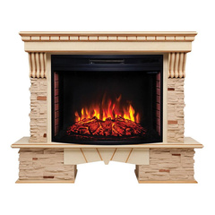 Электрокамин Sorento 33 WT c очагом FireSpace 33 с LED подсветкой 95530