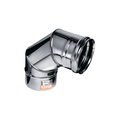 Колено угол 90° 3 секции AISI 430/нерж. 0,8 мм Ferrum 1814