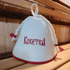 Шапка для бани панама " Кокетка" (Ш-Б) 345