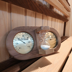 Термогигрометр ТГ-31 Грибов с песочными часами канадский кедр 3570