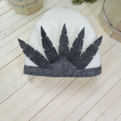 Шапка белая "Индеец" ТМ "Жар-Банька" 390