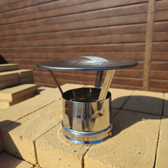 Зонт одностенной дымовой трубы (Д) Ferrum 731