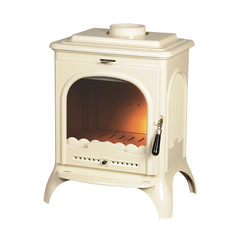 Seville печь камин чугунный слоновая кость