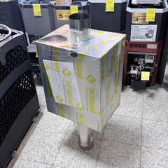 Бак на трубе прямоугольный 55 л. Везувий из нерж. стали ф 115 мм