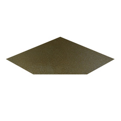 Лист напольный угловой Бронза 1100*1100*1,5 5750