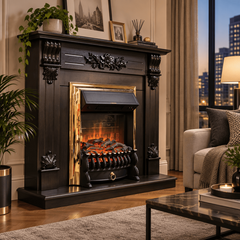 Электрокамин Ottawa DN с очагом Fobos Lux Brass 