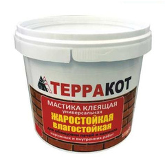 Мастика жаростойкая клеящая Терракот 1,5 кг 184