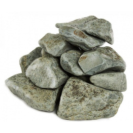 Камень для банных печей Порфирит обвалованный, коробка 20 кг