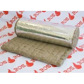 Базальтовый мат прошивной МПБ-30-Ф1 5000х1200х50 мм в обкладке фольгой с одной стороны