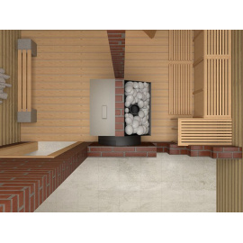 Печь для бани/сауны на 3 помещения Cабантуй 3D 16 Панорама (цена без бака)