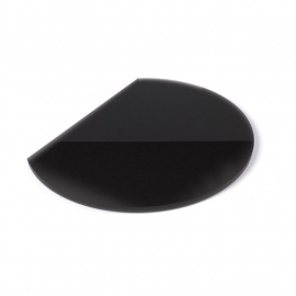 Лист стеклянный напольный BLACK под печь (СП-4) 1100х850х8 мм