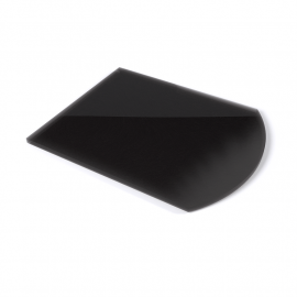 Лист стеклянный напольный под печь BLACK (СП-3) 1100х1100х8 мм