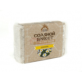 Соляной брикет "Соляная баня" с Алтайскими травами "Ромашка" 1,35 кг