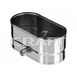 Конденсотоотвод боковой Craft Oval AISI 316L/нерж. 0,5 мм