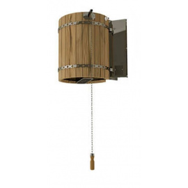 Обливное устройство «Ливень» с деревянным обрамлением «термо»