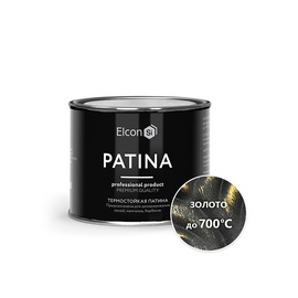 Термостойкая патина для металла Elcon Patina золото 0,2 кг 696