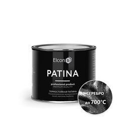Термостойкая патина для металла Elcon Patina серебро 0,2 кг 696