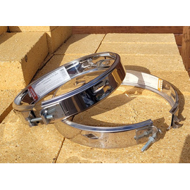 Хомут обжимной под растяжку Ferrum (430/0,5 мм), Диаметр элемента: 210 